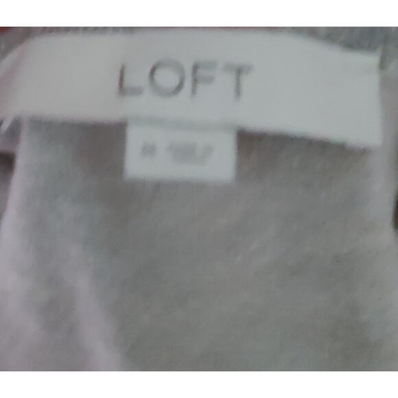 Loft Womens V-Neck Champagne Shimmer Cardigan Size Medium New Years Eve Festive - Picture 5 of 6